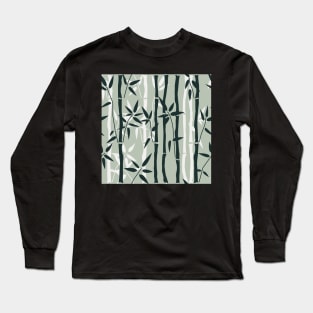 Bamboo Pattern Long Sleeve T-Shirt